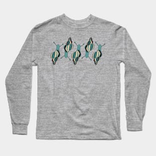 teal banded snails Long Sleeve T-Shirt